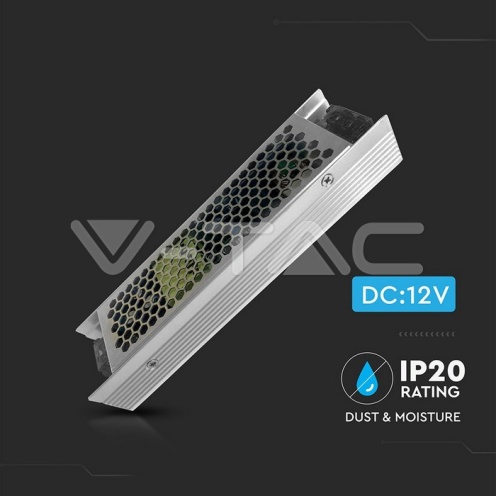 LED Slim Захранване - 150W 12V 12.5A Метал - изглед 3 - rZ commerce LED Slim Захранване - 150W 12V 12.5A Метал - изглед 3