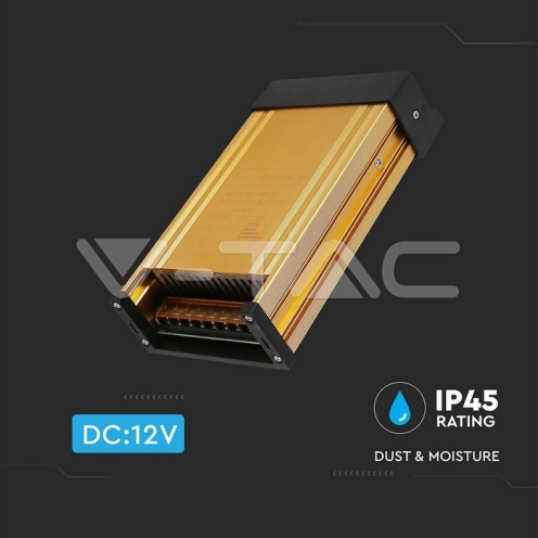 LED Захранване Plastic - 400W 12V IP45 - изглед 3