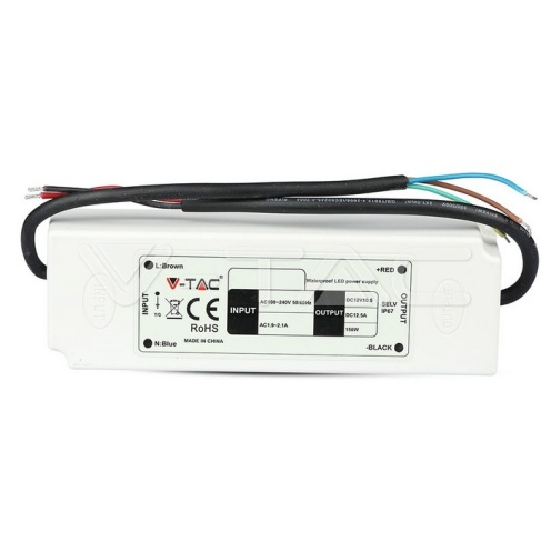 LED Захранване - 60W Слим Пластик IP67 12V - изглед 2
