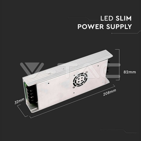 LED Захранване Slim - 350W IP20 12V 5A - изглед 5