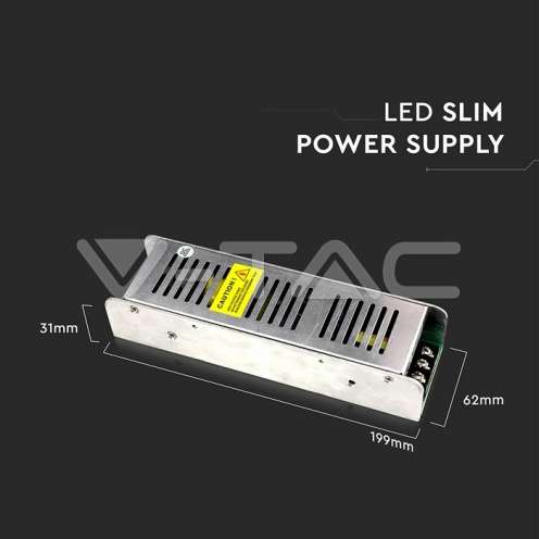 LED Захранване - 150W Димиращо За Лед Лента 24V 6.25A IP20 - изглед 4