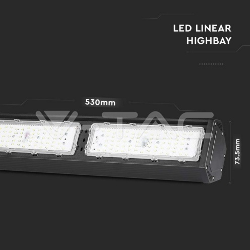 LED Линейна Камбана SAMSUNG ЧИП - 100W Черно Тяло 4000К 120LM/W /1/ - изглед 2