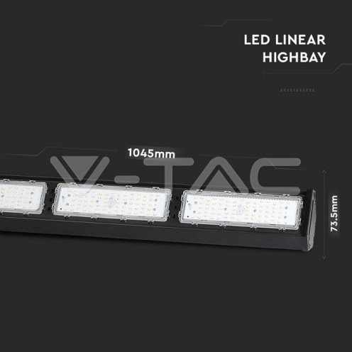 LED Линейна Камбана SAMSUNG ЧИП - 200W Черно Тяло 4000К 120LM/W - изглед 10
