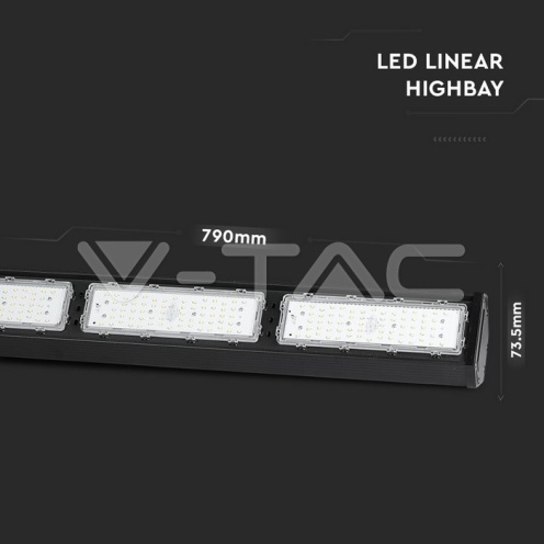 LED Линейна Камбана SAMSUNG ЧИП - 150W Черно Тяло 4000К 120LM/W /1/ - изглед 8