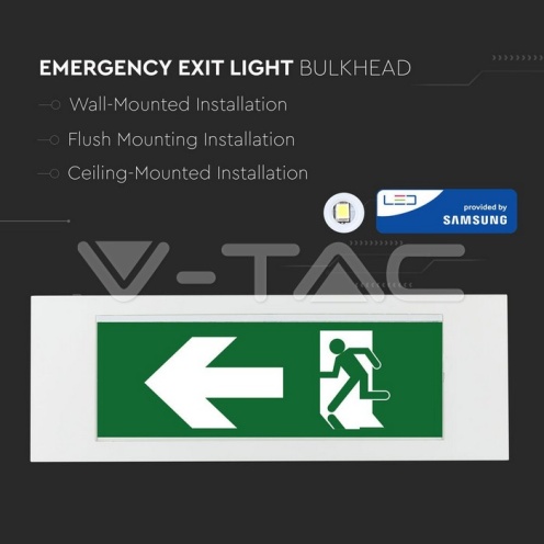 3.8W LED Евакуационно Тяло 6000К IP20 - изглед 2 - rZ commerce 3.8W LED Евакуационно Тяло 6000К IP20 - изглед 2