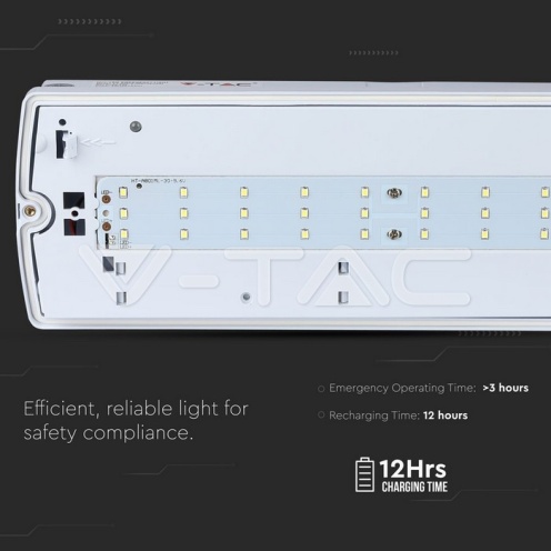 4W LED Евакуационно Тяло 6000К - изглед 9