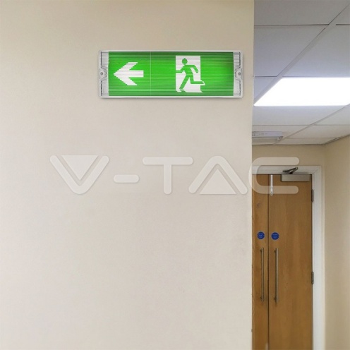 4W LED Евакуационно Тяло 6000К - изглед 2