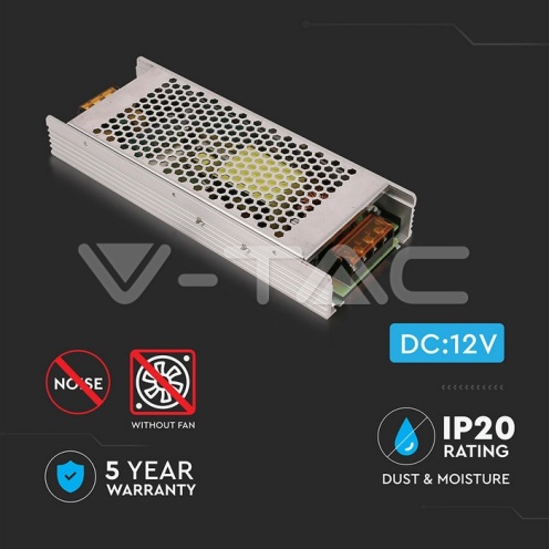 LED SLIM Захранване - 360W 12V 30A IP20 - изглед 3 - rZ commerce LED SLIM Захранване - 360W 12V 30A IP20 - изглед 3