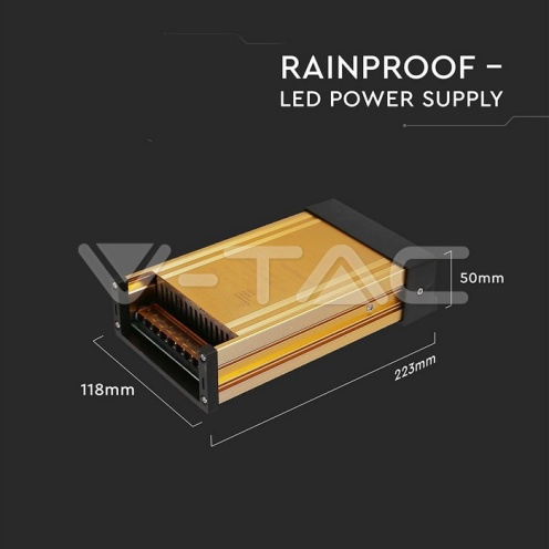 LED SLIM Захранване - 400W 24V 16.6A IP45 - изглед 4 - rZ commerce LED SLIM Захранване - 400W 24V 16.6A IP45 - изглед 4