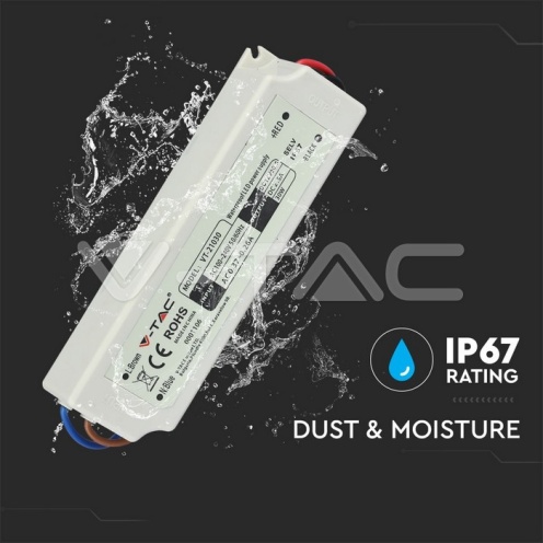 LED Захранване Slim Plastic - 30W 12V IP67 - изглед 5