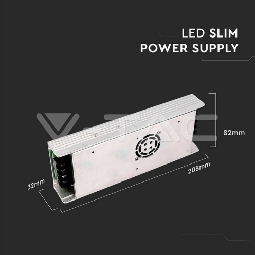 LED SLIM Захранване - 350W 24V 15A IP20 - изглед 6