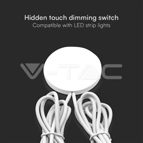 Скрит Димер с Докосване за LED Лента Бял - изглед 2 - rZ commerce Скрит Димер с Докосване за LED Лента Бял - изглед 2