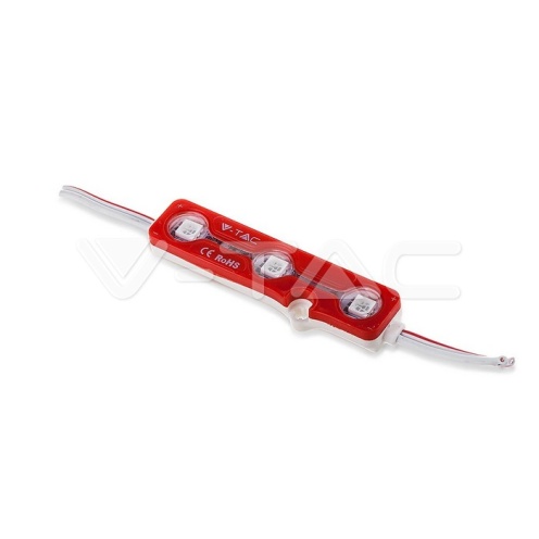 LED Модул 3LED SMD5050 Red IP67 - изглед 1