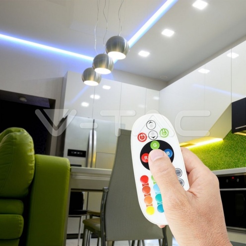 Дистанционно Управление RGB 24 бутона Кръгло - изглед 3
