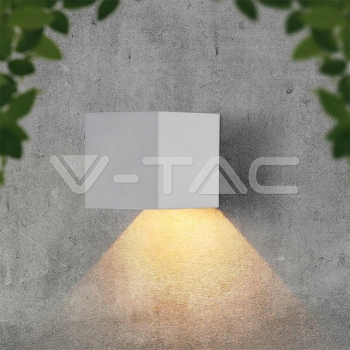 9W COB LED Соларна Стенна Лампа с Батерия 1x2600mAh 16ч. 4000K Бяло Тяло IP65 - изглед 3