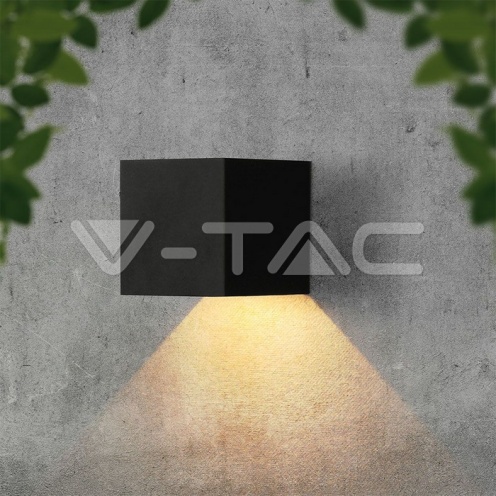9W COB LED Соларна Стенна Лампа с Батерия 1x2600mAh 16ч. 4000K Черно Тяло IP65 - изглед 3