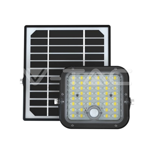 10W LED Соларен прожектор LiFePo батерия 3.7V черен 4000K 1500Lm IP65 - изглед 12