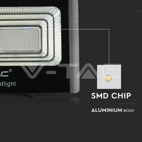 50W LED Соларен Прожектор 6000К - изглед 5 - rZ commerce 50W LED Соларен Прожектор 6000К - изглед 5