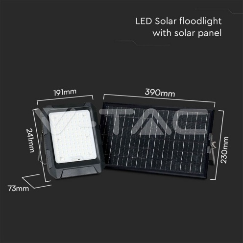15W LED Соларен Прожектрор 3.7V 8Ah Батерия - изглед 8 - rZ commerce 15W LED Соларен Прожектрор 3.7V 8Ah Батерия - изглед 8