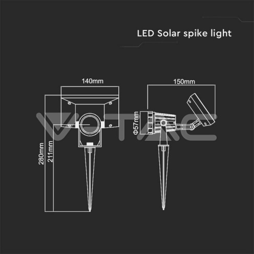 2W LED Соларно Колче IP65 4000K - изглед 6 - rZ commerce 2W LED Соларно Колче IP65 4000K - изглед 6