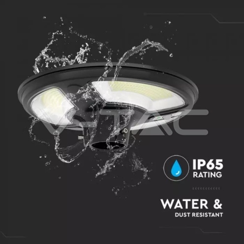 LED Соларно Градинско Тяло 10W Сензор Дистанционно IP65 6500K - изглед 4