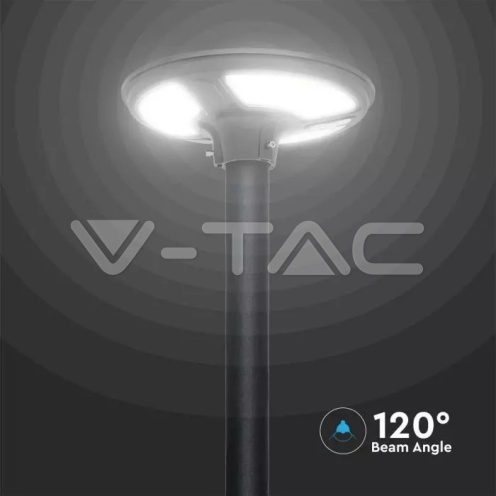 LED Соларно Градинско Тяло 10W Сензор Дистанционно IP65 6500K - изглед 5