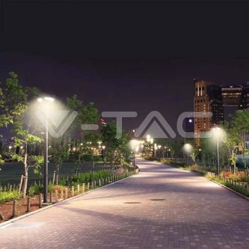 LED Соларно Градинско Тяло 7.5W Сензор Дистанционно IP65 6500K - изглед 9