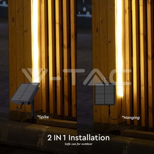 LED Соларен Сет Лента 4000K IP67 - изглед 7