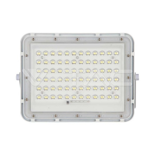 15W LED Соларен Прожектор 4000K Сменяема Батерия Бяло Тяло 1200Lm - изглед 7