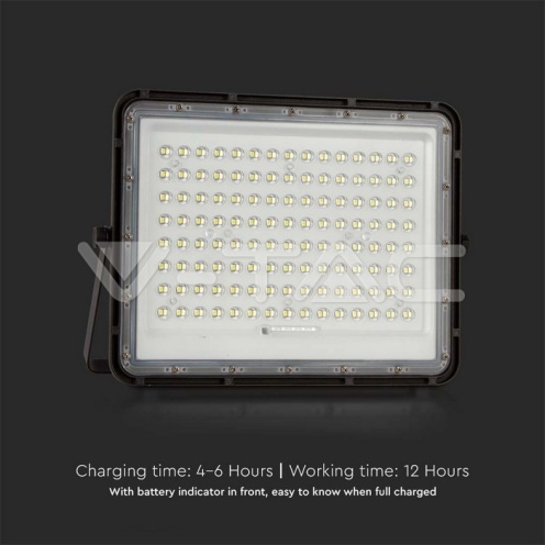 20W LED Соларен Прожектор 4000K Сменяема Батерия Черно Тяло - изглед 14 - rZ commerce 20W LED Соларен Прожектор 4000K Сменяема Батерия Черно Тяло - изглед 14