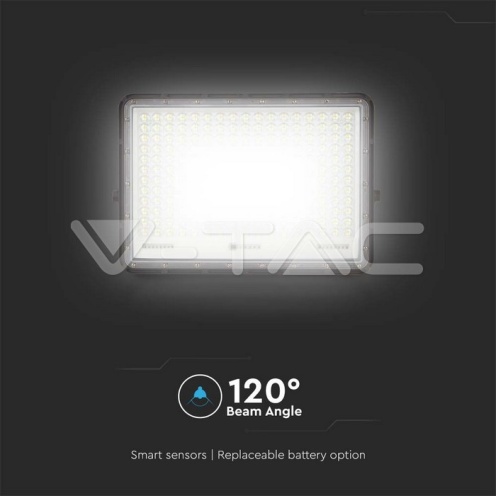 30W LED Соларен Прожектор 4000K Сменяема Батерия Черно Тяло - изглед 2 - rZ commerce 30W LED Соларен Прожектор 4000K Сменяема Батерия Черно Тяло - изглед 2