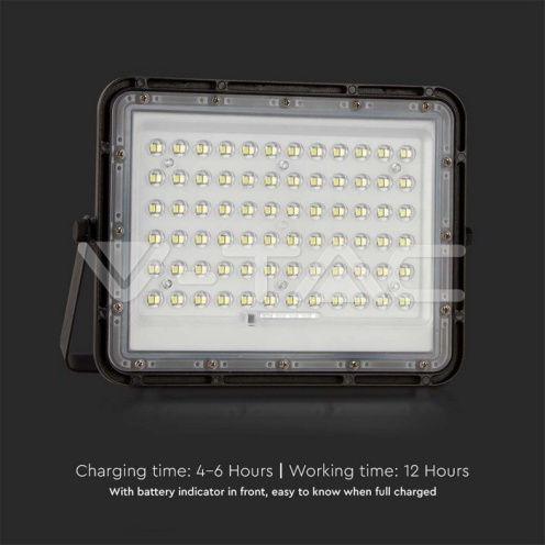 15W LED Соларен Прожектор 4000K Сменяема Батерия Черно Тяло - изглед 14 - rZ commerce 15W LED Соларен Прожектор 4000K Сменяема Батерия Черно Тяло - изглед 14
