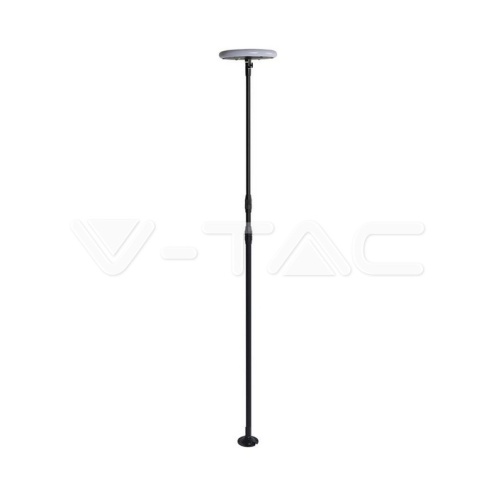 8W LED Соларно Градински Тяло Черно Бяло Тяло 3000K - изглед 7