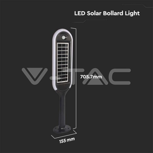 5W LED Соларно Градинско Тяло 3000К - изглед 4 - rZ commerce 5W LED Соларно Градинско Тяло 3000К - изглед 4