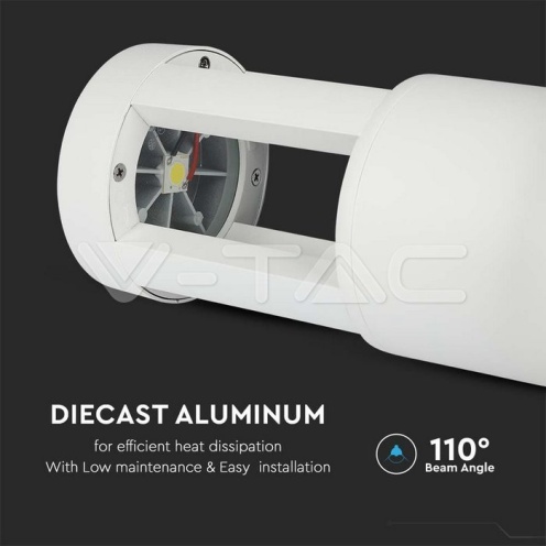 10W Наземна Лампа Бяло Тяло 25см 4000К - изглед 4 - rZ commerce 10W Наземна Лампа Бяло Тяло 25см 4000К - изглед 4