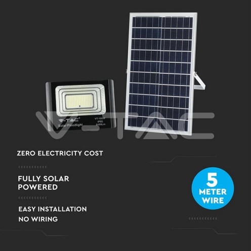40W LED Соларен Прожектор 4000К - изглед 2 - rZ commerce 40W LED Соларен Прожектор 4000К - изглед 2