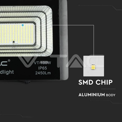 40W LED Соларен Прожектор 4000К - изглед 4 - rZ commerce 40W LED Соларен Прожектор 4000К - изглед 4