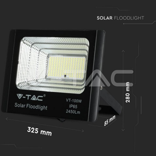 40W LED Соларен Прожектор 4000К - изглед 7 - rZ commerce 40W LED Соларен Прожектор 4000К - изглед 7
