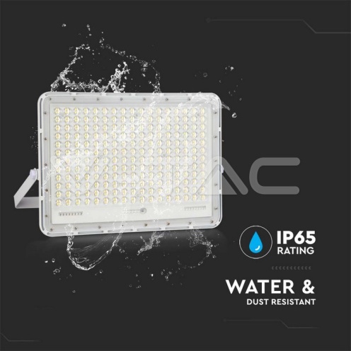 30W LED Соларен Прожектор 4000K Сменяема Батерия Бяло Тяло 2600Lm - изглед 12