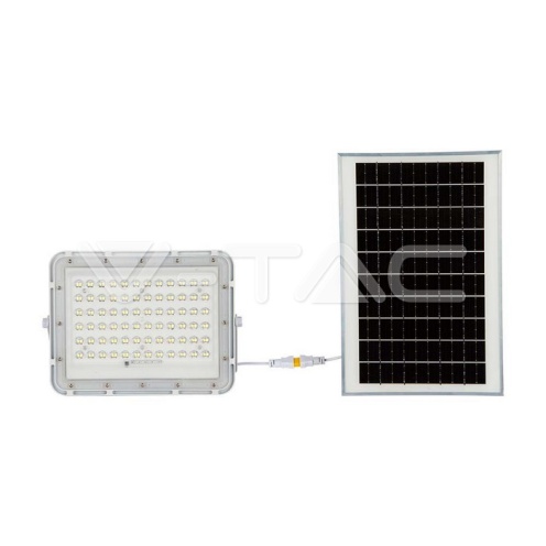 15W LED Соларен Прожектор 6400K Сменяема Батерия Бяло Тяло - изглед 8 - rZ commerce 15W LED Соларен Прожектор 6400K Сменяема Батерия Бяло Тяло - изглед 8