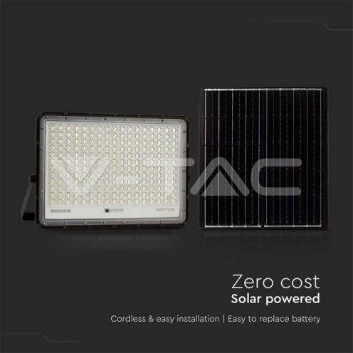 30W LED Соларен Прожектор 6400K Сменяема Батерия Черно Тяло - изглед 11 - rZ commerce 30W LED Соларен Прожектор 6400K Сменяема Батерия Черно Тяло - изглед 11