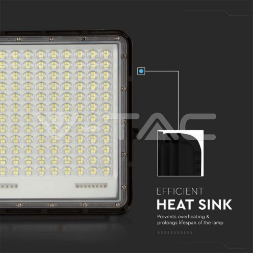 30W LED Соларен Прожектор 6400K Сменяема Батерия Черно Тяло - изглед 10 - rZ commerce 30W LED Соларен Прожектор 6400K Сменяема Батерия Черно Тяло - изглед 10