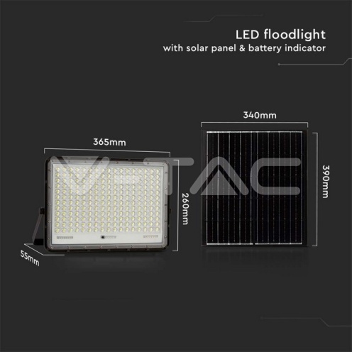 30W LED Соларен Прожектор 6400K Сменяема Батерия Черно Тяло - изглед 4 - rZ commerce 30W LED Соларен Прожектор 6400K Сменяема Батерия Черно Тяло - изглед 4