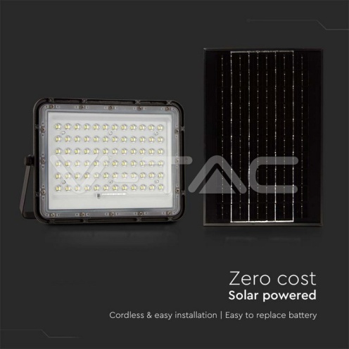15W LED Соларен Прожектор 6400K Сменяема Батерия Черно Тяло - изглед 11 - rZ commerce 15W LED Соларен Прожектор 6400K Сменяема Батерия Черно Тяло - изглед 11