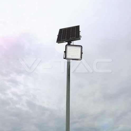 10W LED Соларен Прожектор 6400K Сменяема Батерия Черно Тяло - изглед 6 - rZ commerce 10W LED Соларен Прожектор 6400K Сменяема Батерия Черно Тяло - изглед 6