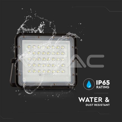 6W LED Соларен Прожектор 6400K Сменяема Батерия Черно Тяло - изглед 12 - rZ commerce 6W LED Соларен Прожектор 6400K Сменяема Батерия Черно Тяло - изглед 12
