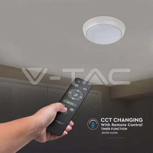 15W LED Соларен Плафон IP65 Дистанционно Сензор 3в1 - изглед 3 - rZ commerce 15W LED Соларен Плафон IP65 Дистанционно Сензор 3в1 - изглед 3