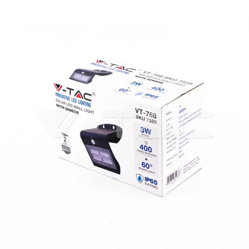 3W Соларно Тяло 4000К+3000К Черно Тяло - изглед 5 - rZ commerce 3W Соларно Тяло 4000К+3000К Черно Тяло - изглед 5