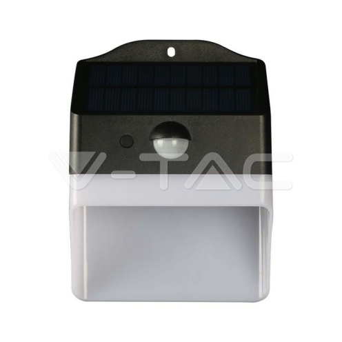 2W LED Соларна стенна лампа панда литиева Батерия 3.7v 1200mA CCT: 4000K Черна+Бяла - изглед 12