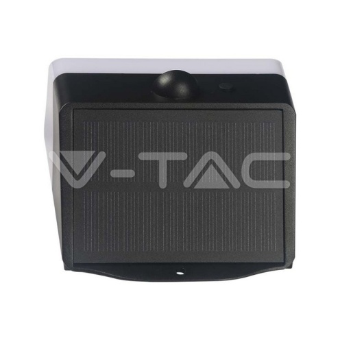 2W LED Соларна стенна лампа панда литиева Батерия 3.7v 1200mA CCT: 4000K Черна+Бяла - изглед 18